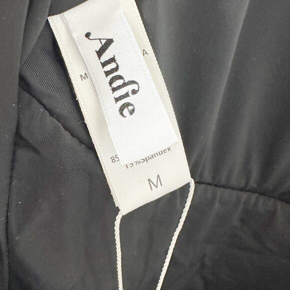 Andie The Liku One Piece Swimsuit Metallic Sparkle Black Medium - Picture 4 of 12